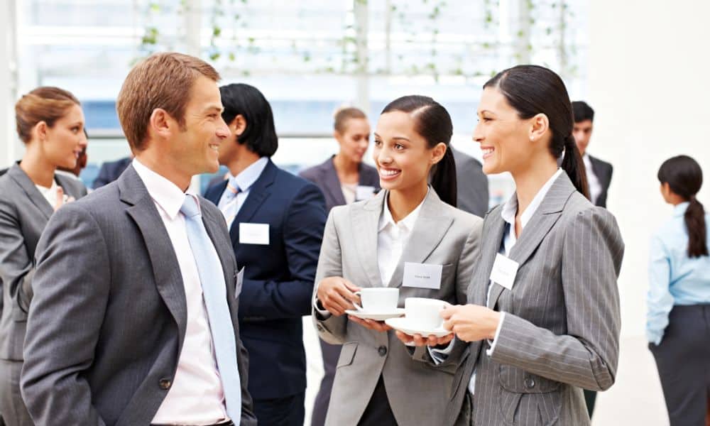 People Networking at an Event