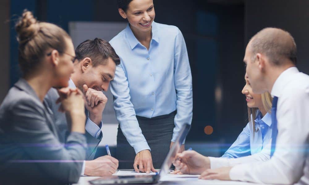 New manager holds meeting with team