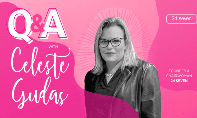 Photo of 24 Seven Founder, Celeste Gudas.