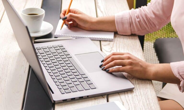 Woman Browsing Computer