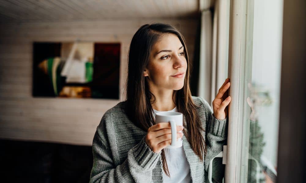Photo of an employee focusing on their emotional wellbeing.