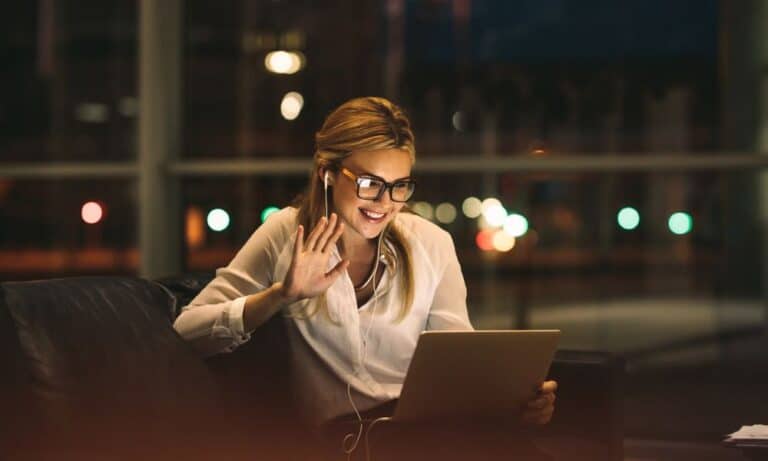 Photo of an employee mixing locations.