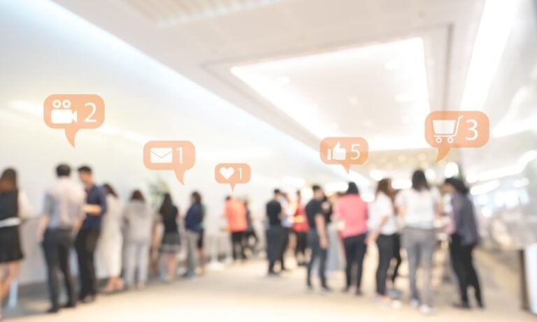 People attending a Digital Marketing event